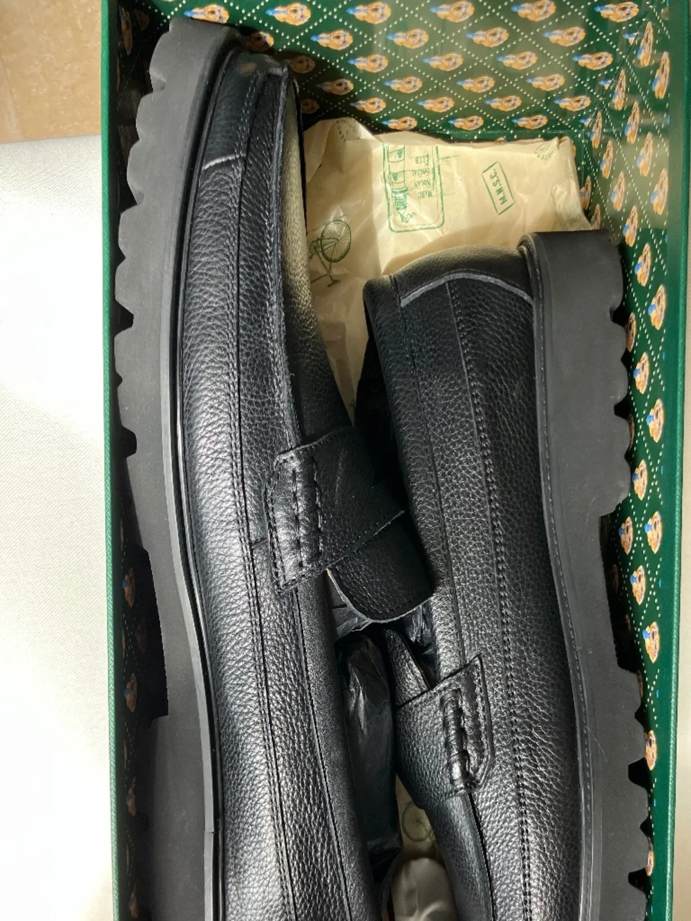 Marc Nolan ADLER LUG PENNY LOAFERS - Size 10
